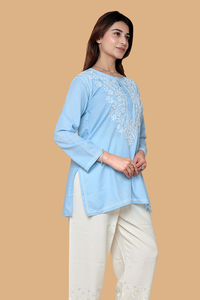 Sky Blue Kurti for Women