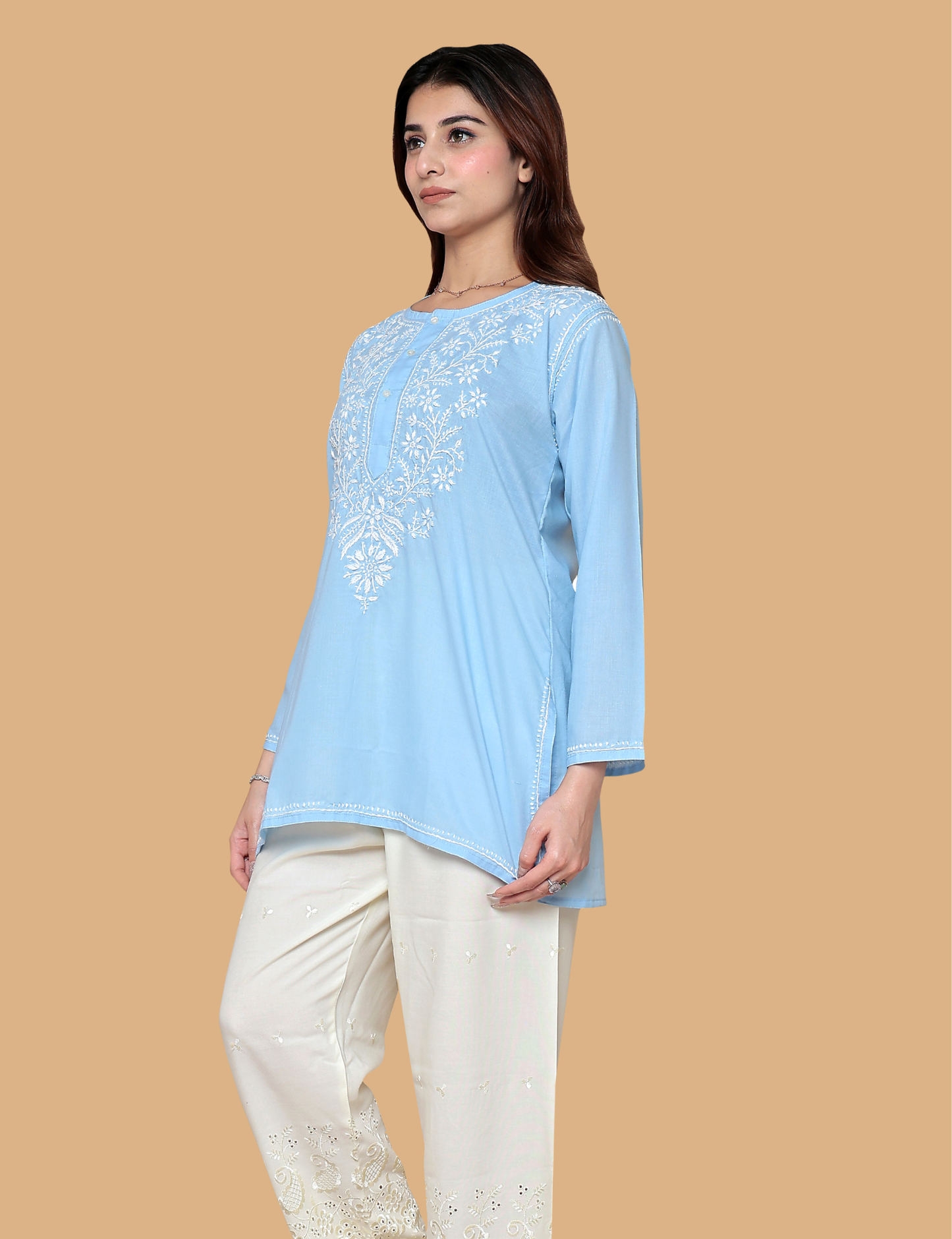 Sky Blue Kurti for Women