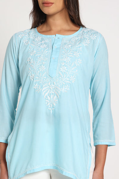 Sky Bloom Kurti