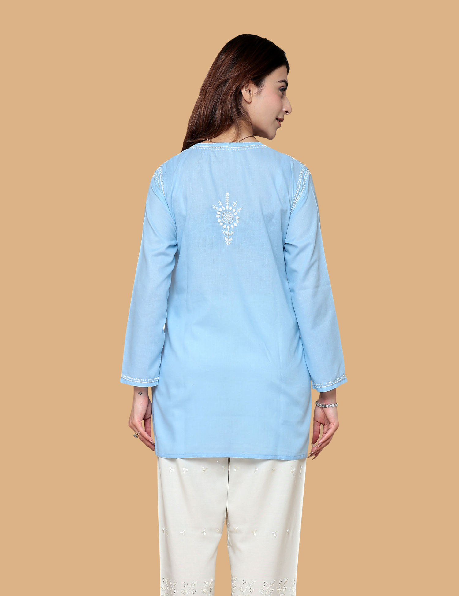 Sky Blue Kurti for Women