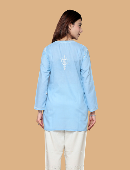 Sky Blue Kurti for Women