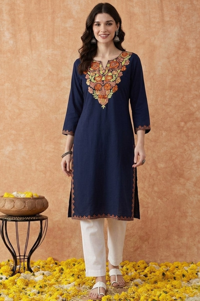 Royal Blue Kurti for Women
