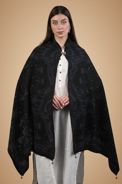 The Midnight River Run Woolen Stole