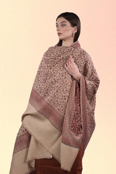 Kaani Flower Jaal Shawl