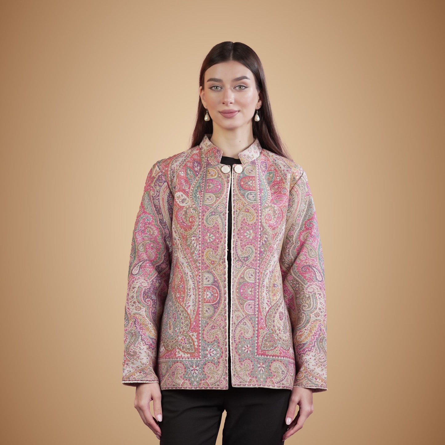 The Ivory Paisley Royal Coat