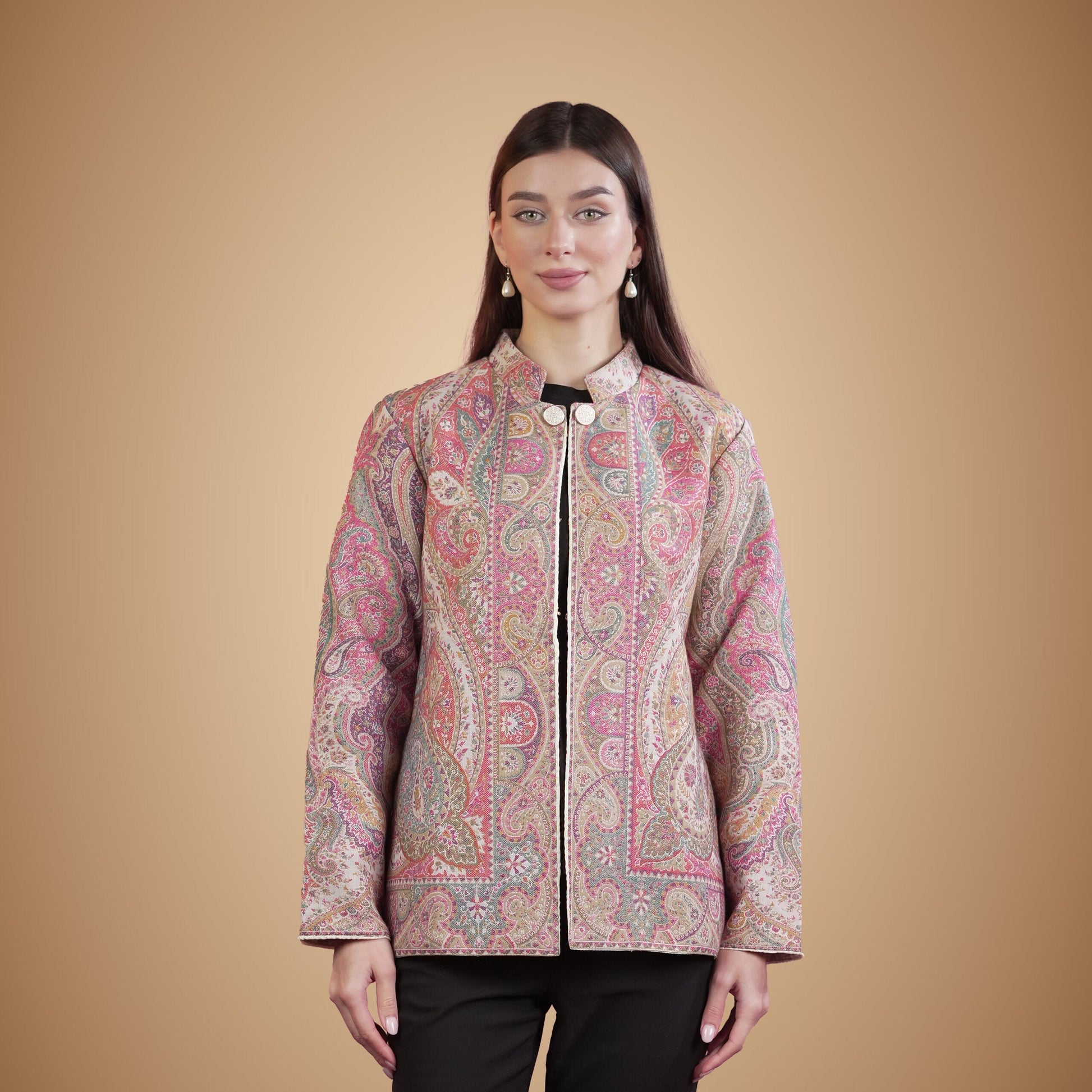 The Ivory Paisley Royal Coat