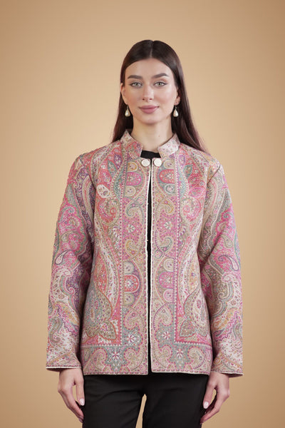 The Ivory Paisley Royal Coat