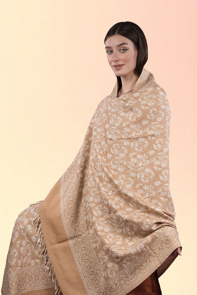 Garden of Flowers Kaani Weaving Shawl