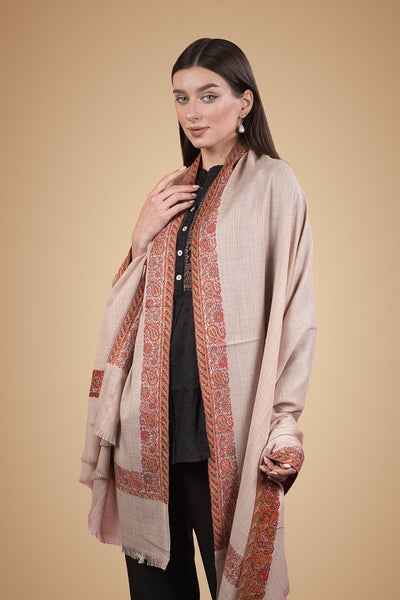 Antique Ambi Border Kaani Shawl