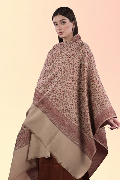 Kaani Flower Jaal Shawl
