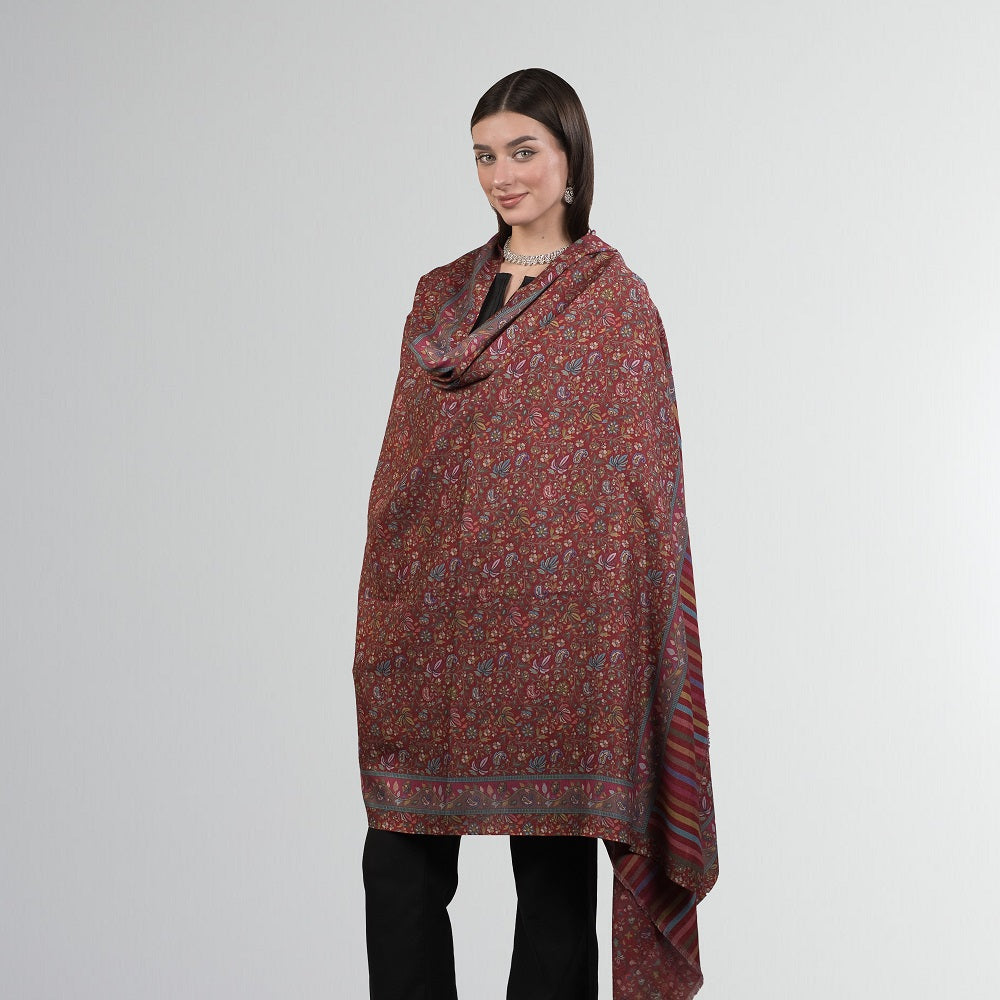 Reversible Print Kalamkari Jaal