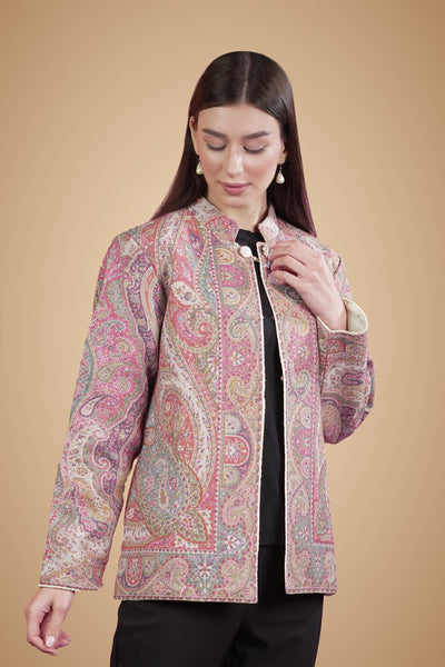 The Ivory Paisley Royal Coat