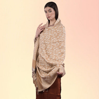 Garden of Flowers Kaani Weaving Shawl