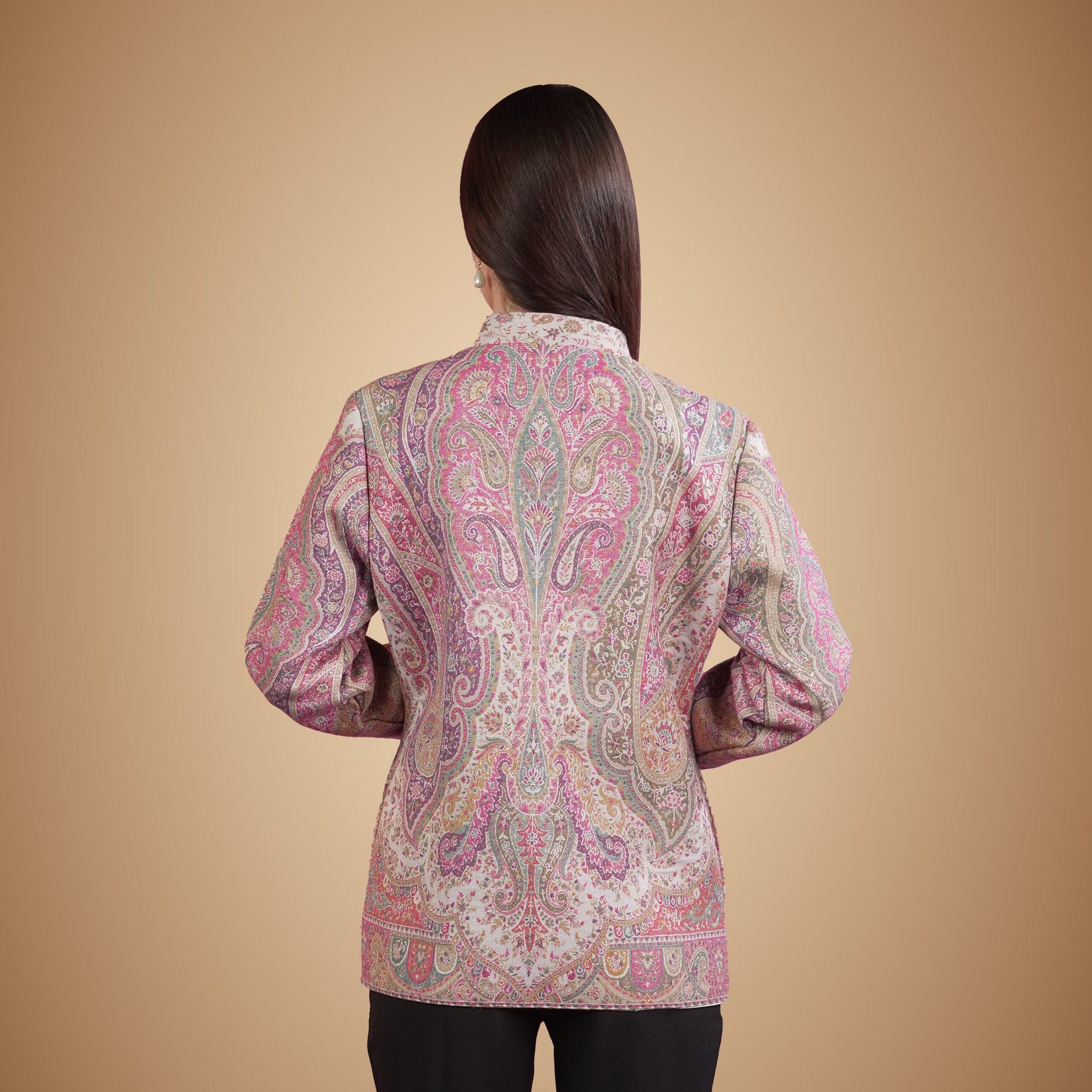 The Ivory Paisley Royal Coat