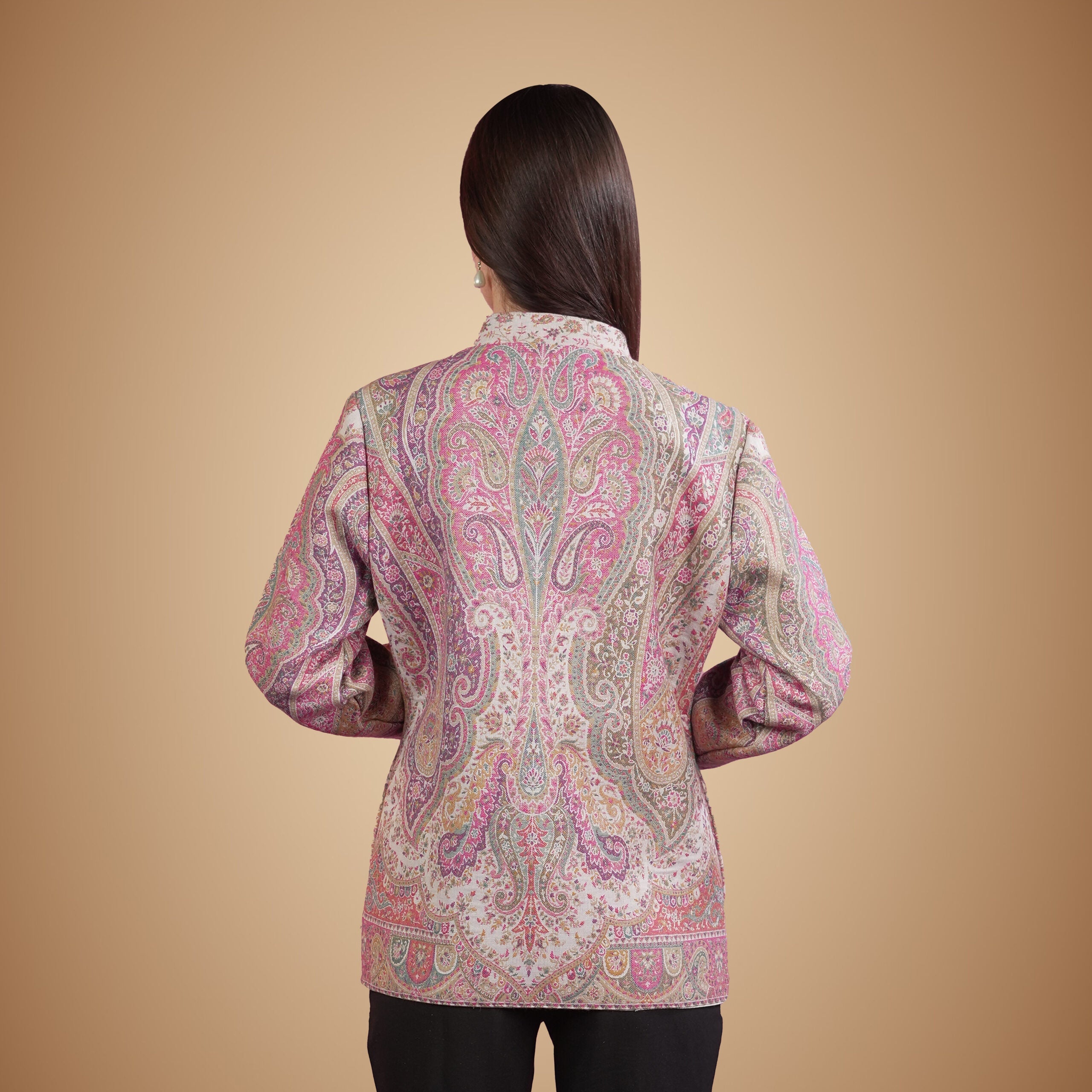 The Ivory Paisley Royal Coat