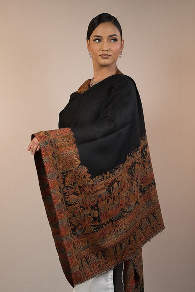 The Midnight Dance Pashmina Shawl