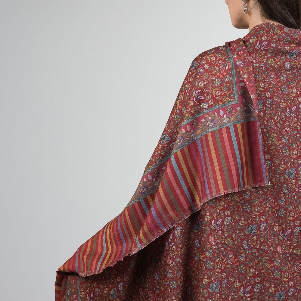 Reversible Print Kalamkari Jaal