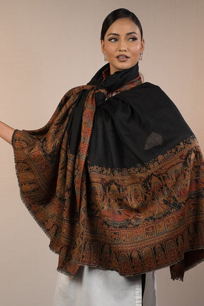 The Midnight Dance Pashmina Shawl