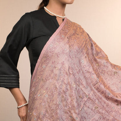 Almond Petal Apple Stone Woolen Shawl