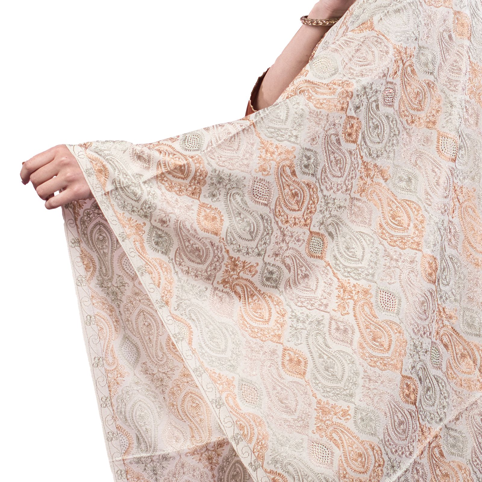 Embroidery shawl