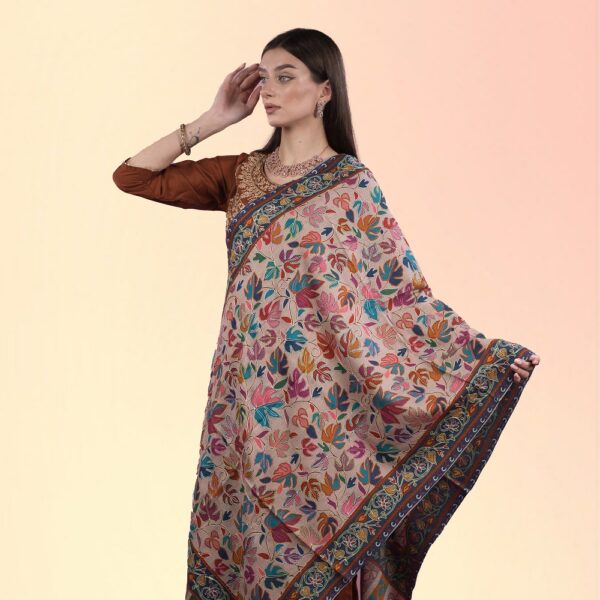 Kalamkari Shawl in Wool