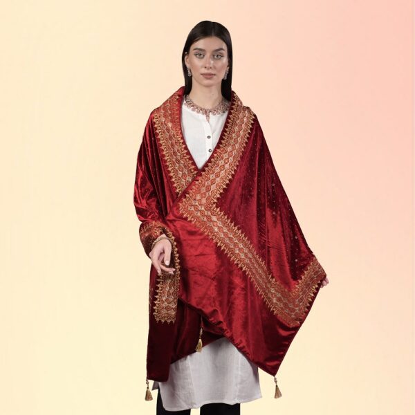 velvet stole for wedding