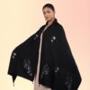 womens black shawl