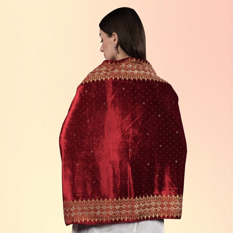 velvet stole for women