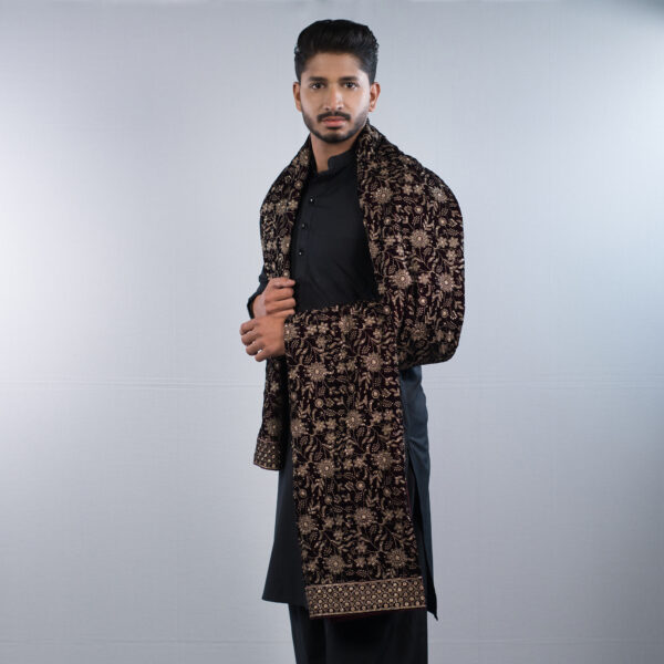 Velvet Shawl for men