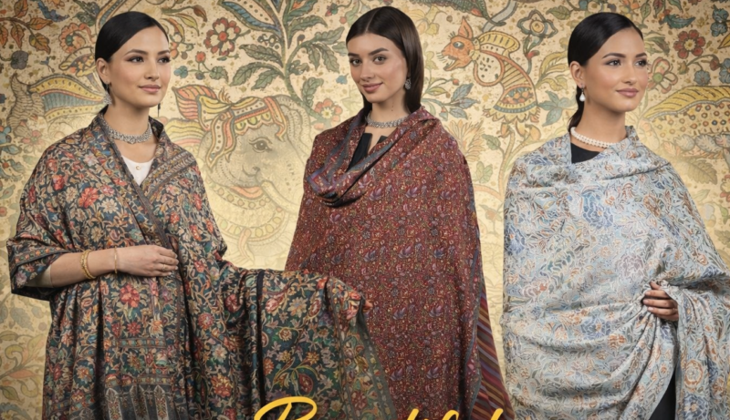 beautiful kalamkari stoles