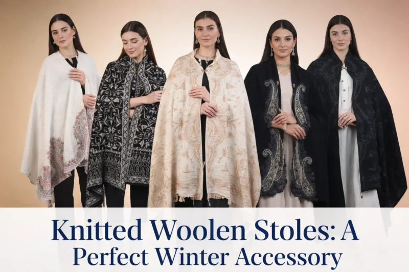 Knitted Acrylic Stoles