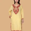 Yellow Kashmiri Woolen Phiran