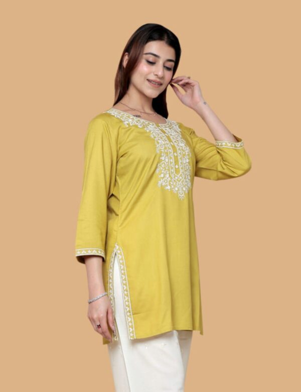 PISTA GREEN KURTI