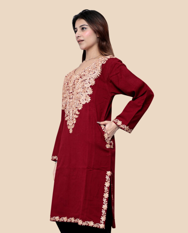 TRADITIONAL RED KASHMARI PHIRAN