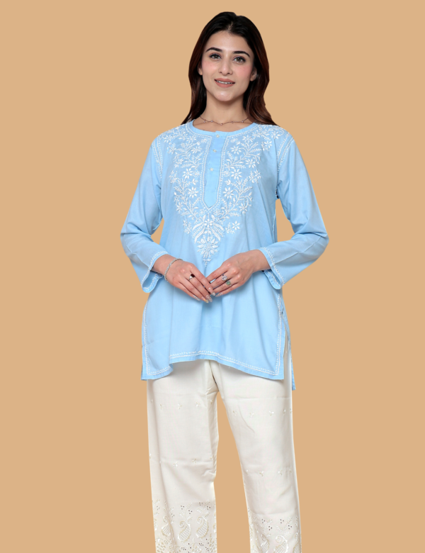 SKY BLUE KURTI