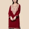 Red Kashmari Phiran for Women