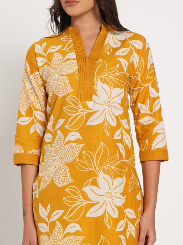 Alternative view of Mustard Muse Kurti for Women
