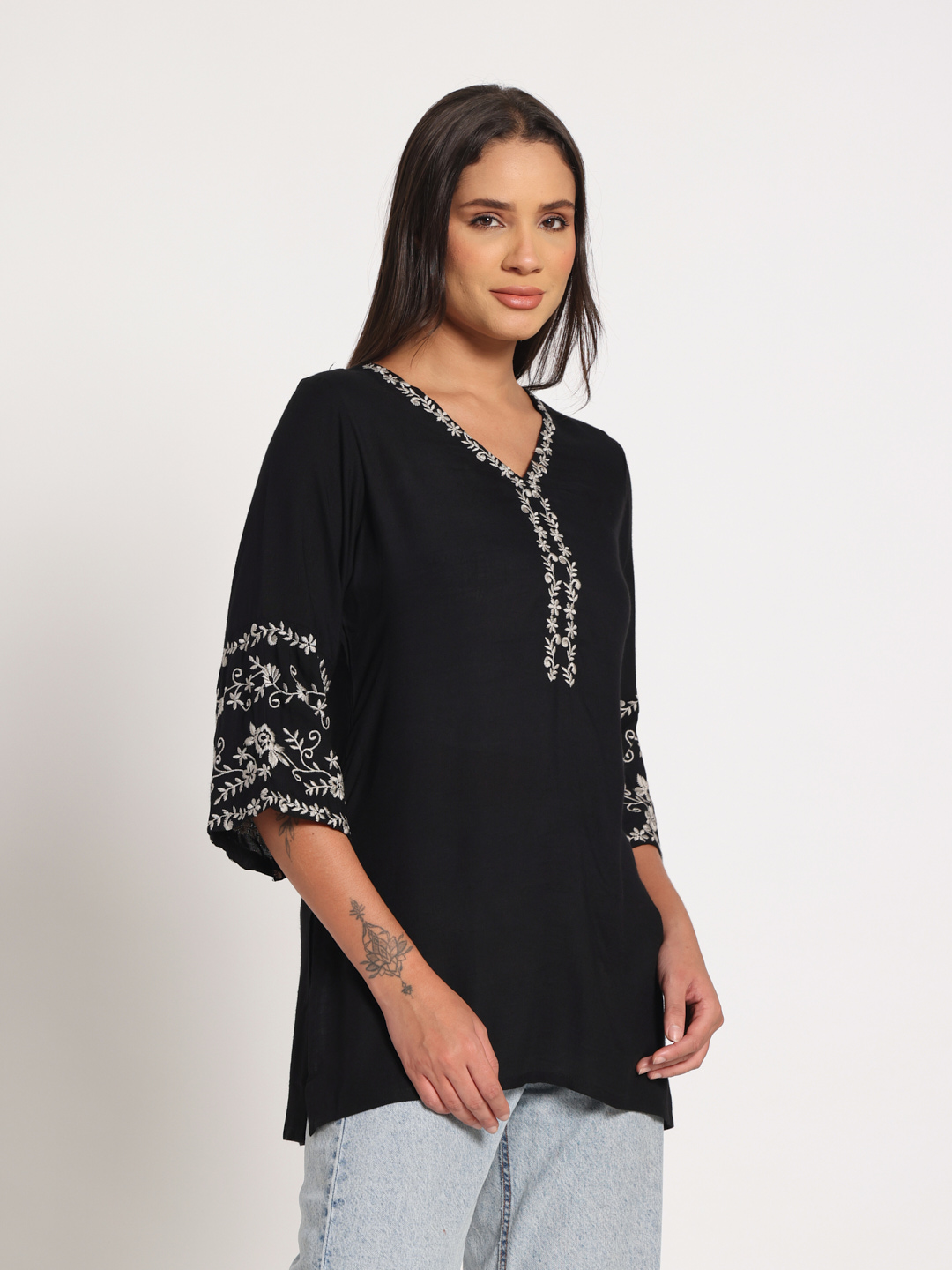 Black Short Kurti