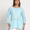 Light Sky Blue kurti for women