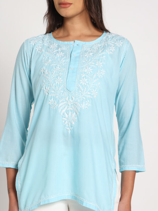 Alternative view of Sky Bloom Kurti