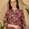 Vine Pure Cotton Short Kurti