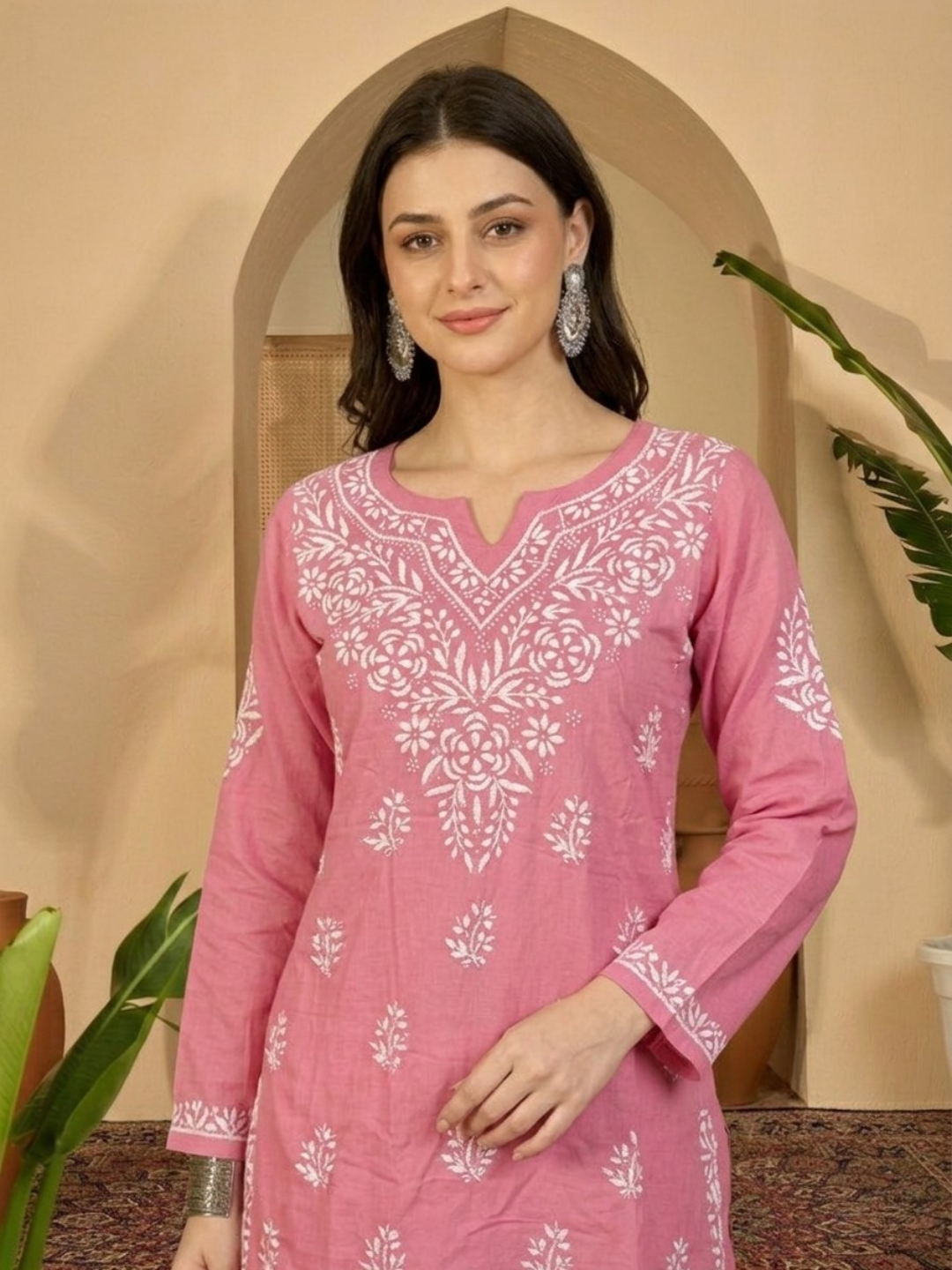 Pink Grace Ethnic Kurti