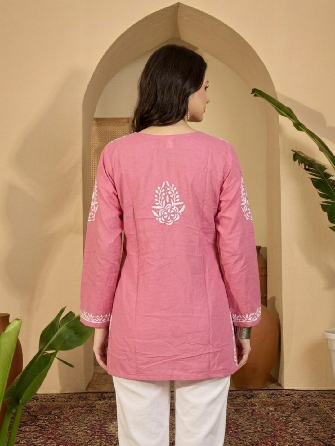 Pink Grace Ethnic Kurti - Image 5